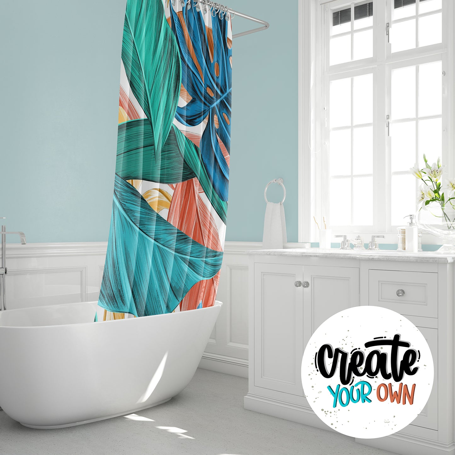 Create Your Own Shower Curtain