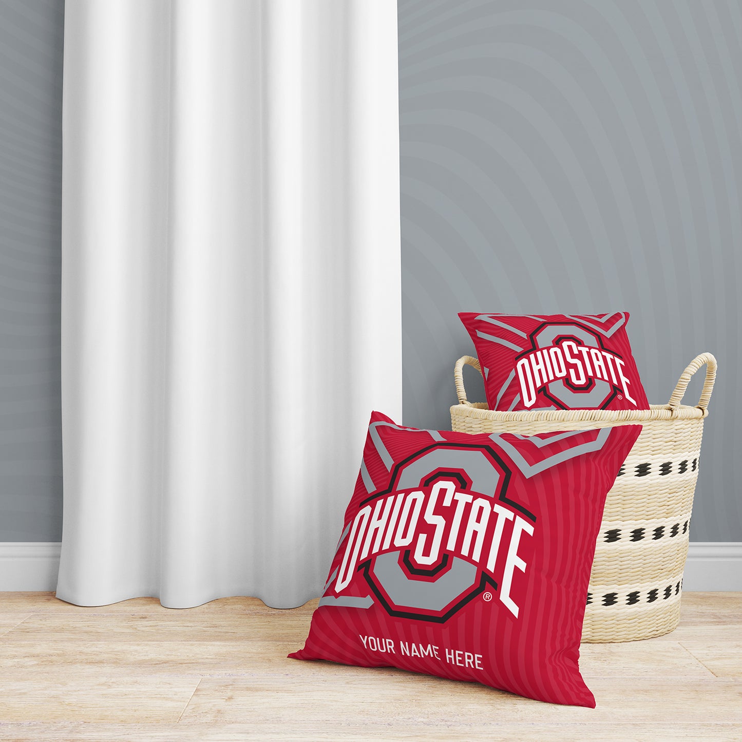 Ohio State Arrows Throw Pillow | Personalized | Custom