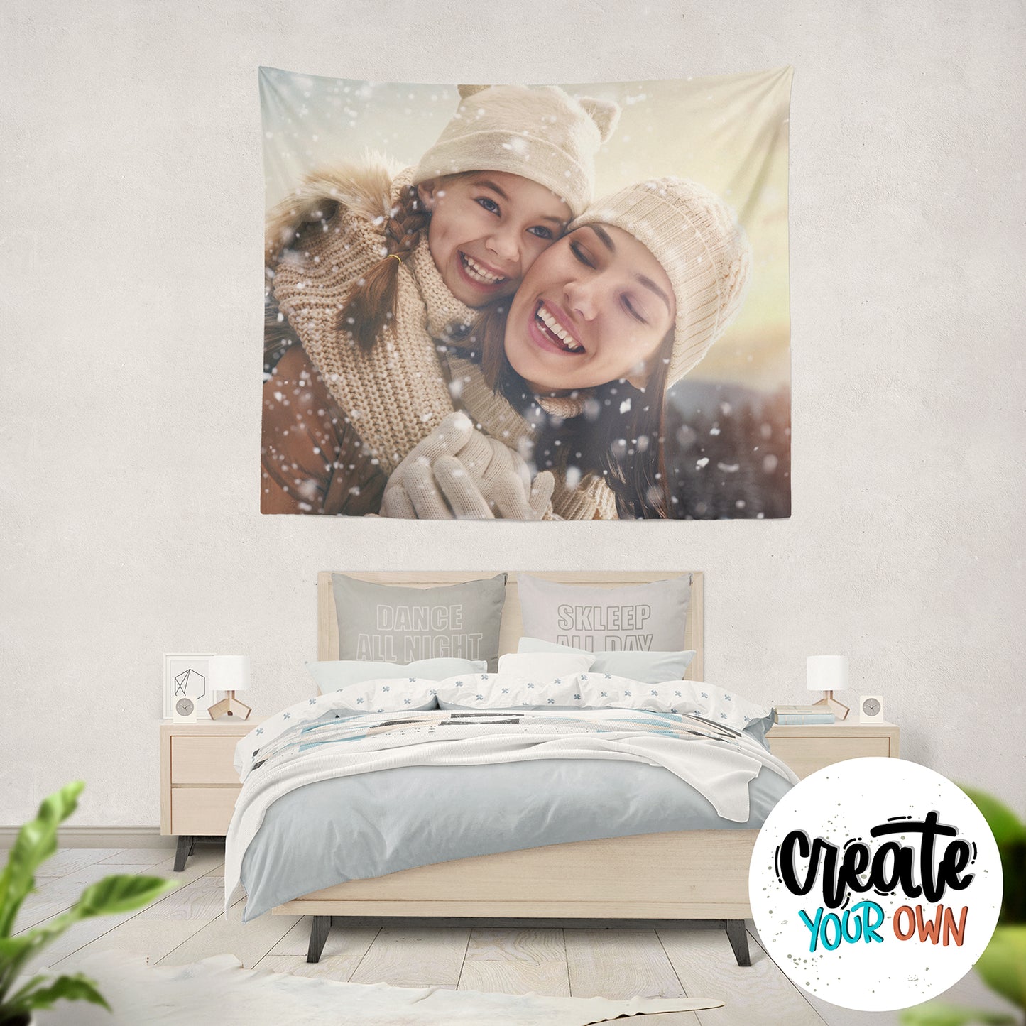 Create Your Own Wall Tapestry - 80"W x 68"H